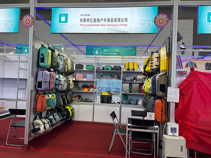 Dongguan Yifulong Outdoor Products Co., Ltd.k 137th-138th Canton Azokan parte hartu zuen