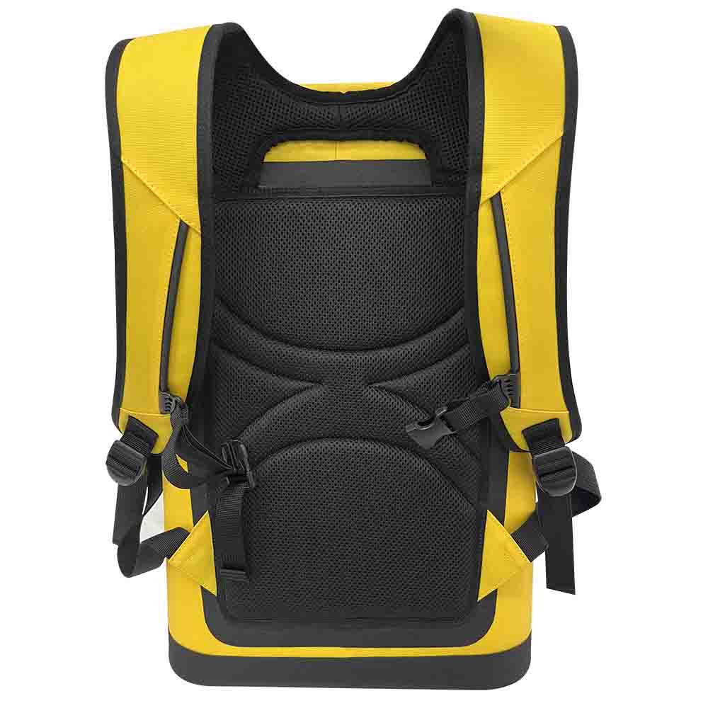 cooler backpack padded strap and breathable back panel